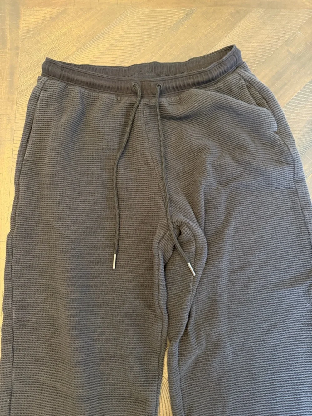 Athleta Black Waffle Waistband Joggers - Picture 2 of 8